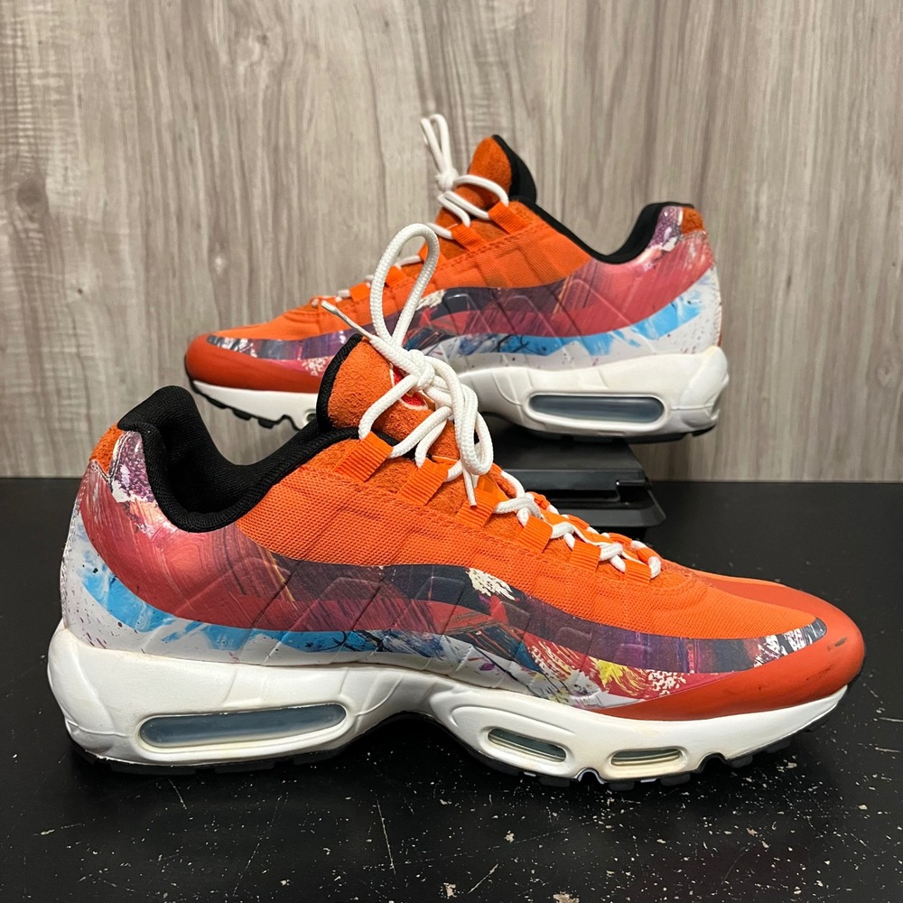 Nike Air Max 95 Dave White Fox Rabbit Pack Orange 872640-600 Mens 11 - Picture 3 of 10